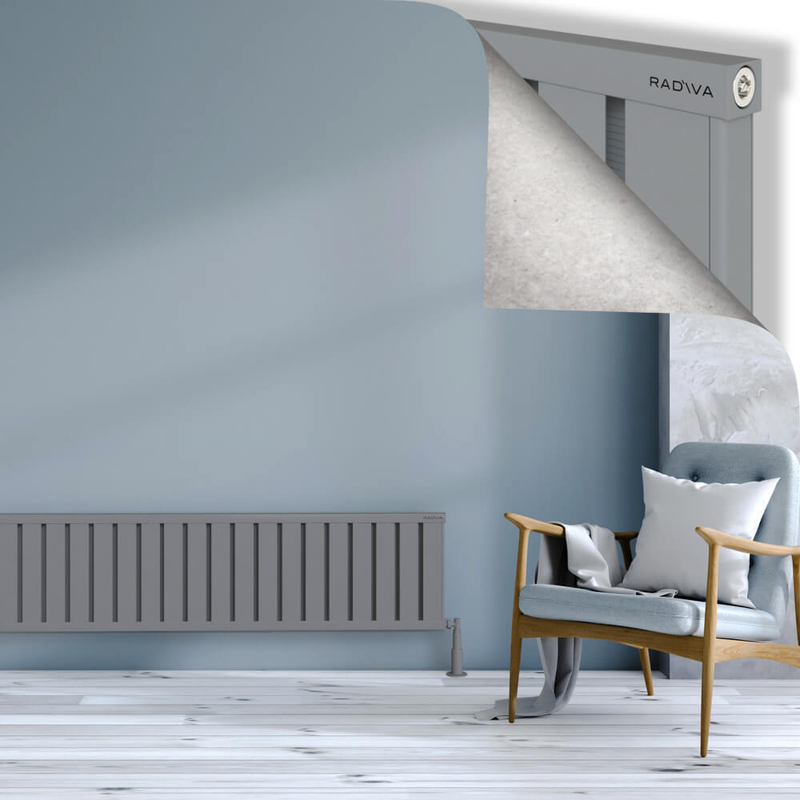 Obi Dekoratif Alüminyum Radyatör 400x2404 Gri 