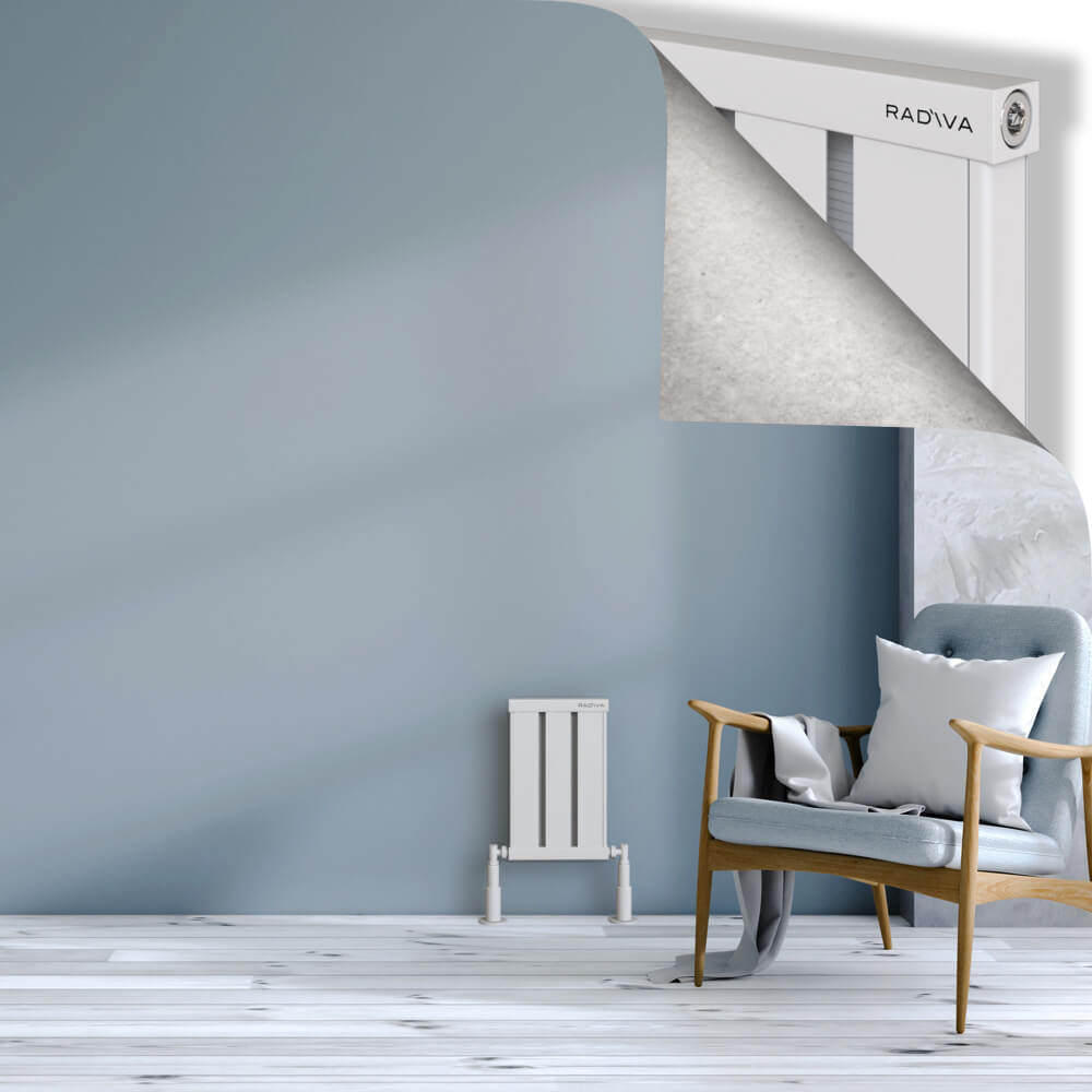Obi Dekoratif Alüminyum Radyatör 400x244 Beyaz - 1