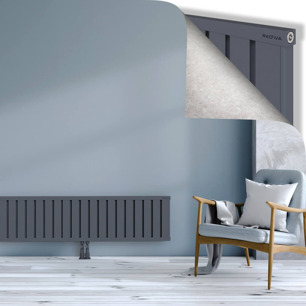 Obi Dekoratif Alüminyum Radyatör 400x2484 Antrasit - 2