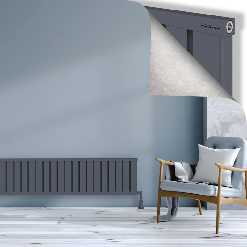 Obi Dekoratif Alüminyum Radyatör 400x2804 Antrasit