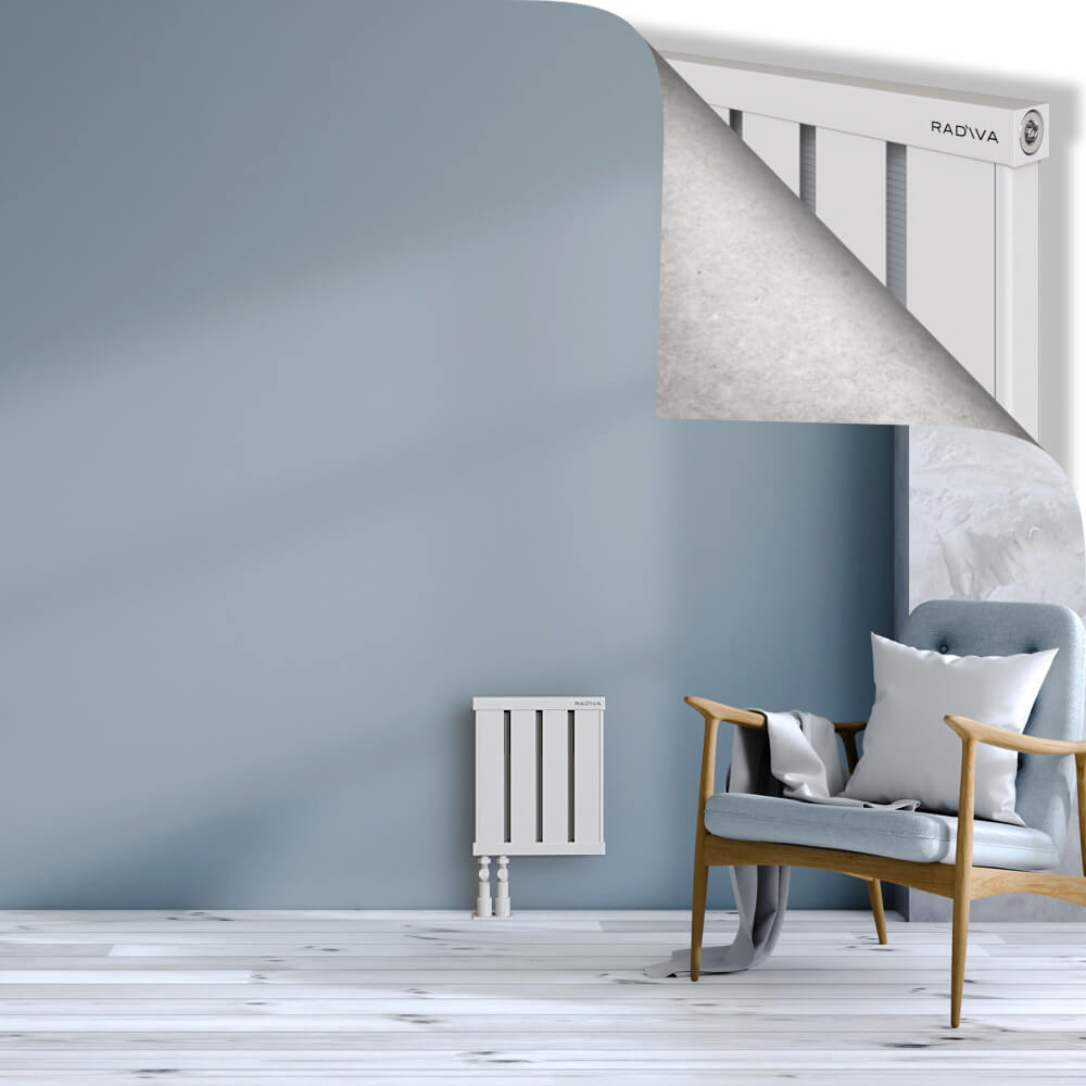 Obi Dekoratif Alüminyum Radyatör 400x324 Beyaz - 4