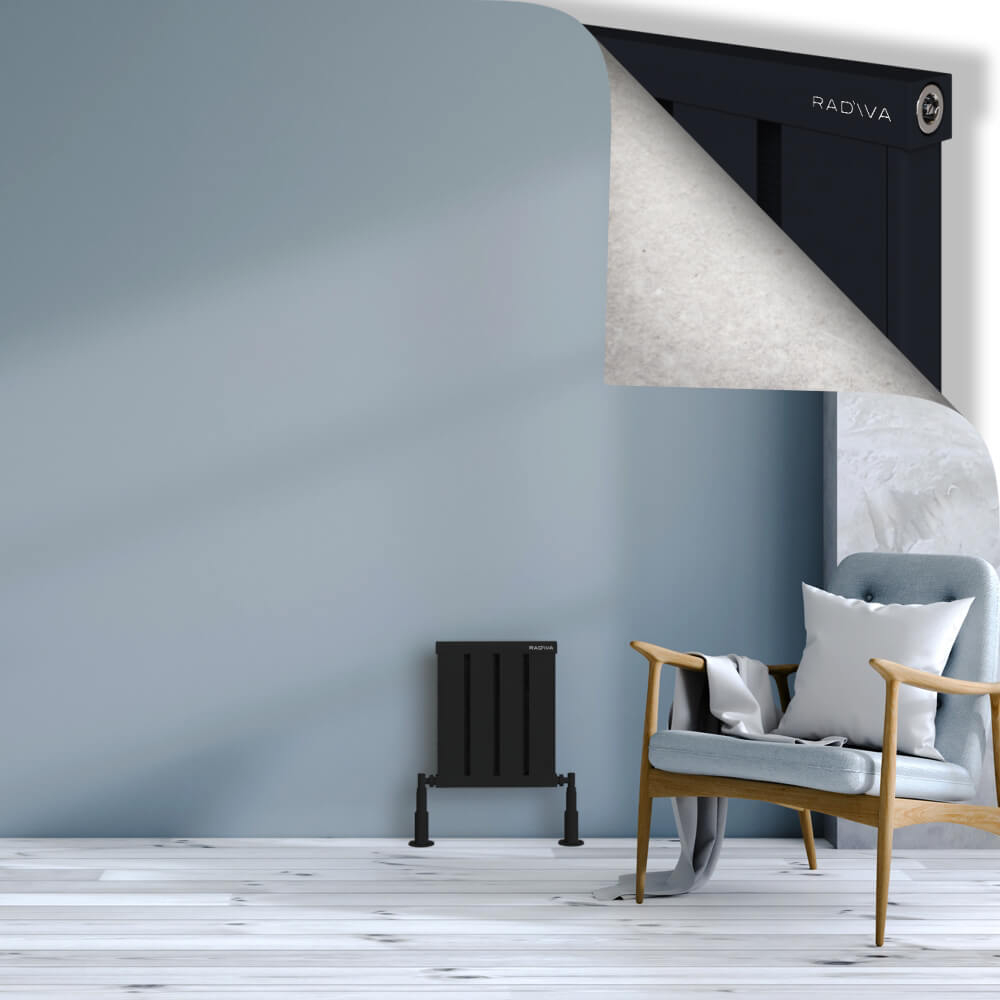 Obi Dekoratif Alüminyum Radyatör 400x324 Siyah - 1