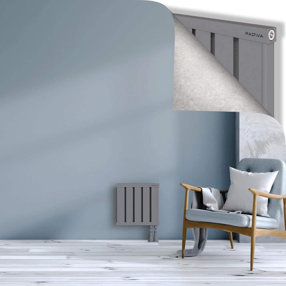 Obi Dekoratif Alüminyum Radyatör 400x404 Gri - 3