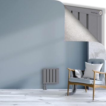Obi Dekoratif Alüminyum Radyatör 400x404 Gri Alt Sol 50mm