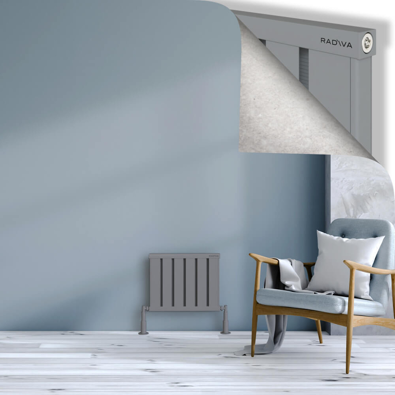 Obi Dekoratif Alüminyum Radyatör 400x484 Gri 