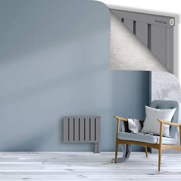 Obi Dekoratif Alüminyum Radyatör 400x564 Gri Alt Sağ 50mm