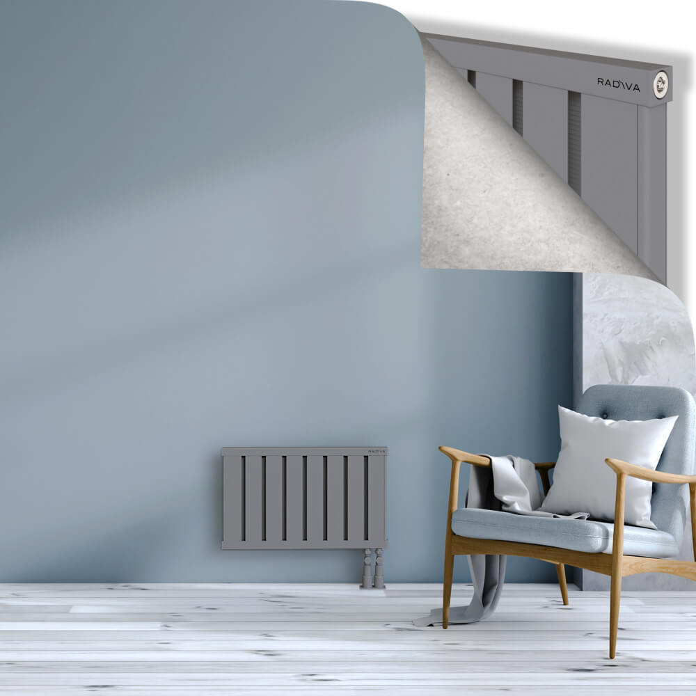 Obi Dekoratif Alüminyum Radyatör 400x644 Gri - 3