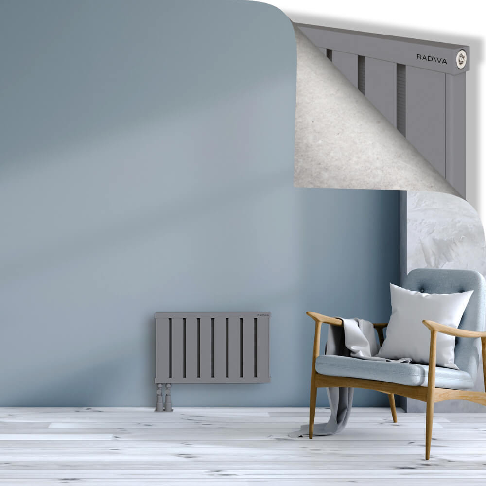 Obi Dekoratif Alüminyum Radyatör 400x644 Gri - 4