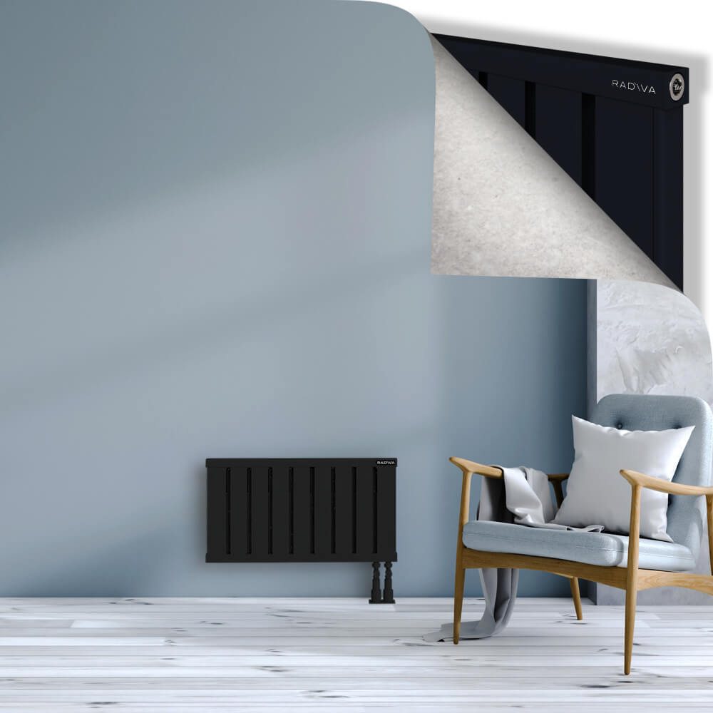 Obi Dekoratif Alüminyum Radyatör 400x724 Siyah - 3