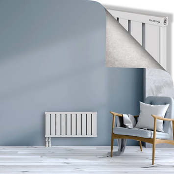 Obi Dekoratif Alüminyum Radyatör 400x804 Beyaz Alt Sol 50mm