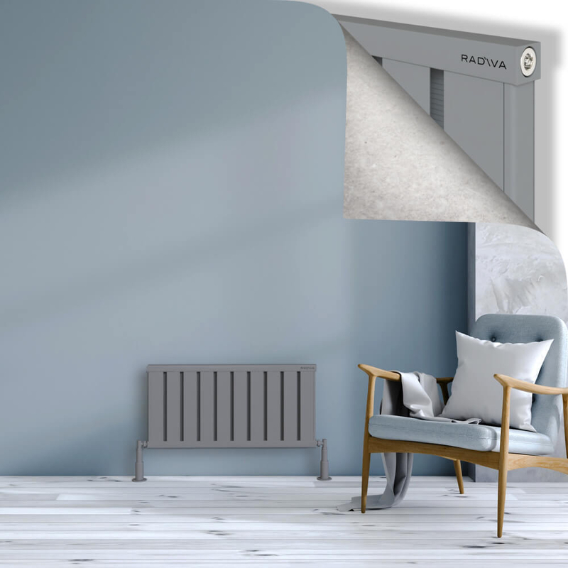 Obi Dekoratif Alüminyum Radyatör 400x804 Gri