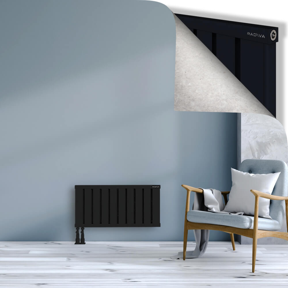 Obi Dekoratif Alüminyum Radyatör 400x804 Siyah - 4