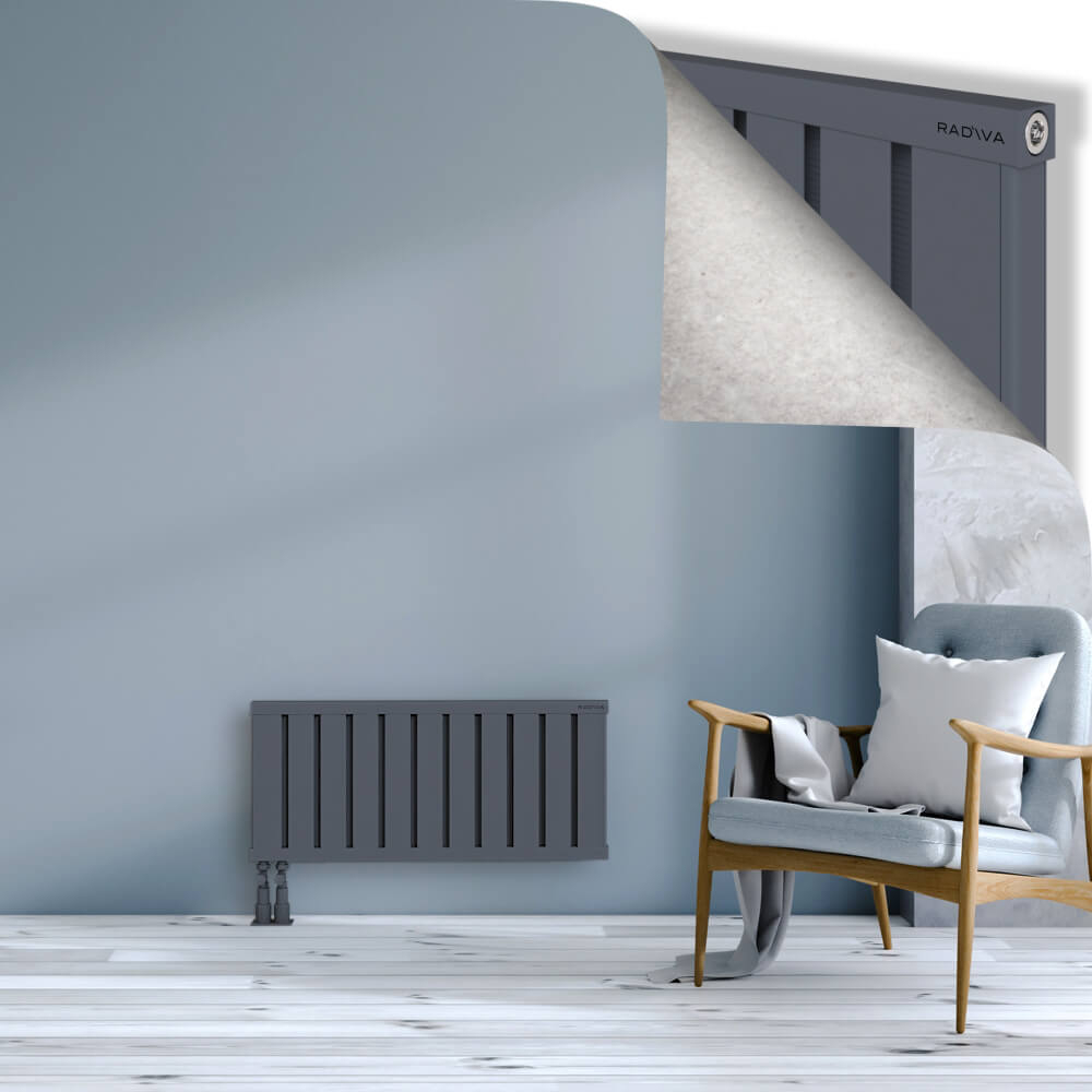 Obi Dekoratif Alüminyum Radyatör 400x884 Antrasit - 4