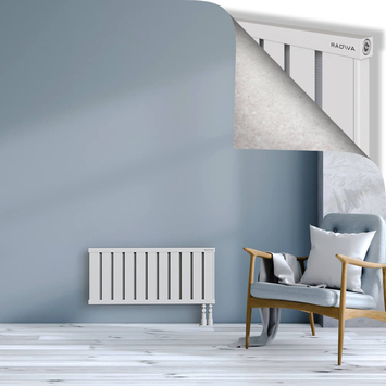 Obi Dekoratif Alüminyum Radyatör 400x884 Beyaz Alt Sağ 50mm