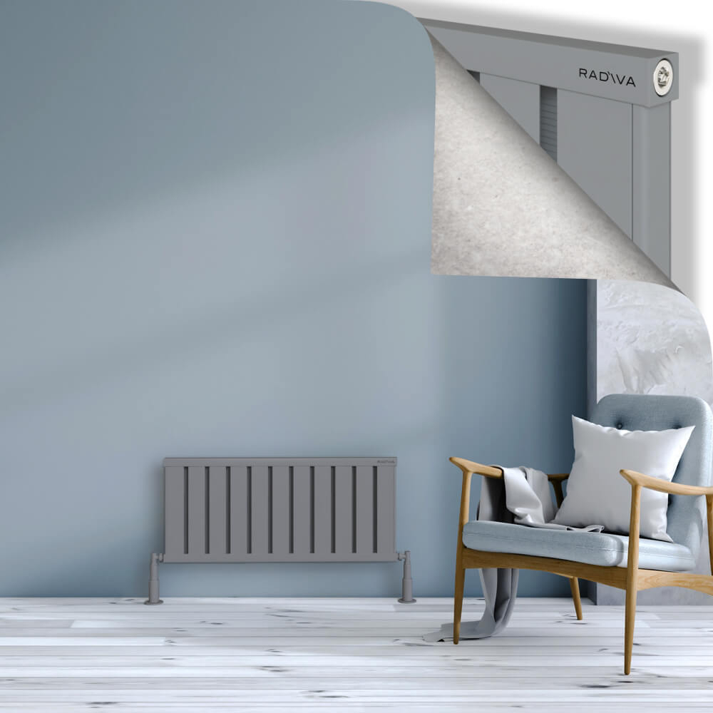 Obi Dekoratif Alüminyum Radyatör 400x884 Gri - 1