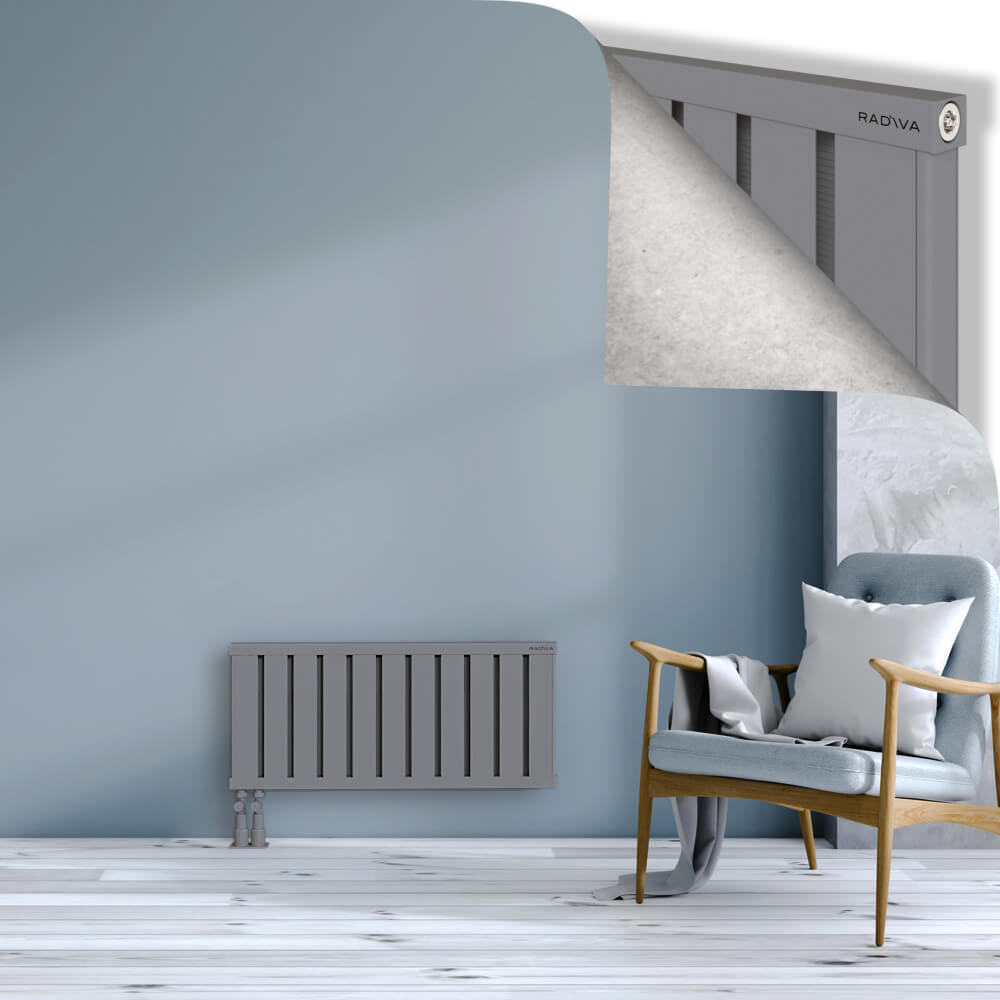 Obi Dekoratif Alüminyum Radyatör 400x884 Gri - 4
