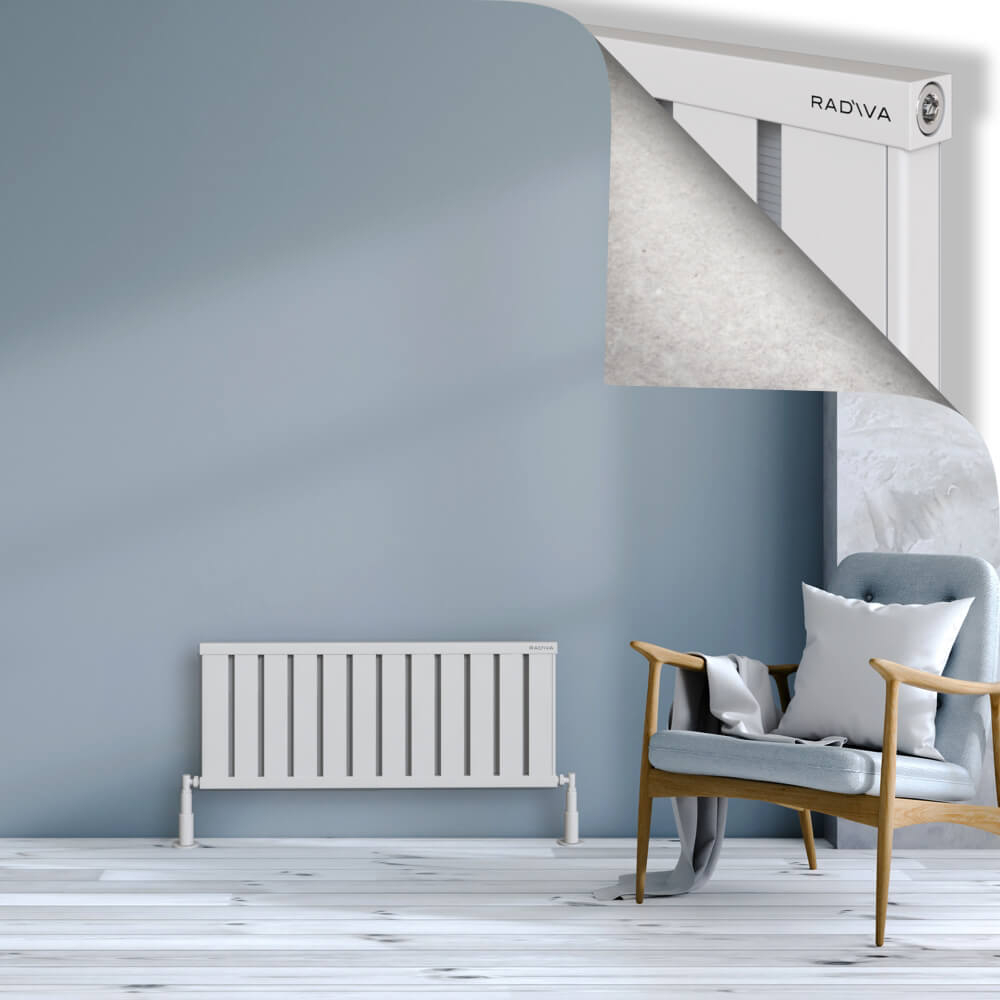 Obi Dekoratif Alüminyum Radyatör 400x964 Beyaz - 1