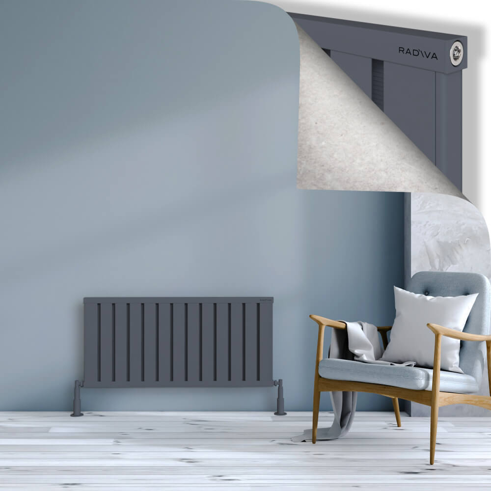 Obi Dekoratif Alüminyum Radyatör 500x1044 Antrasit - 1