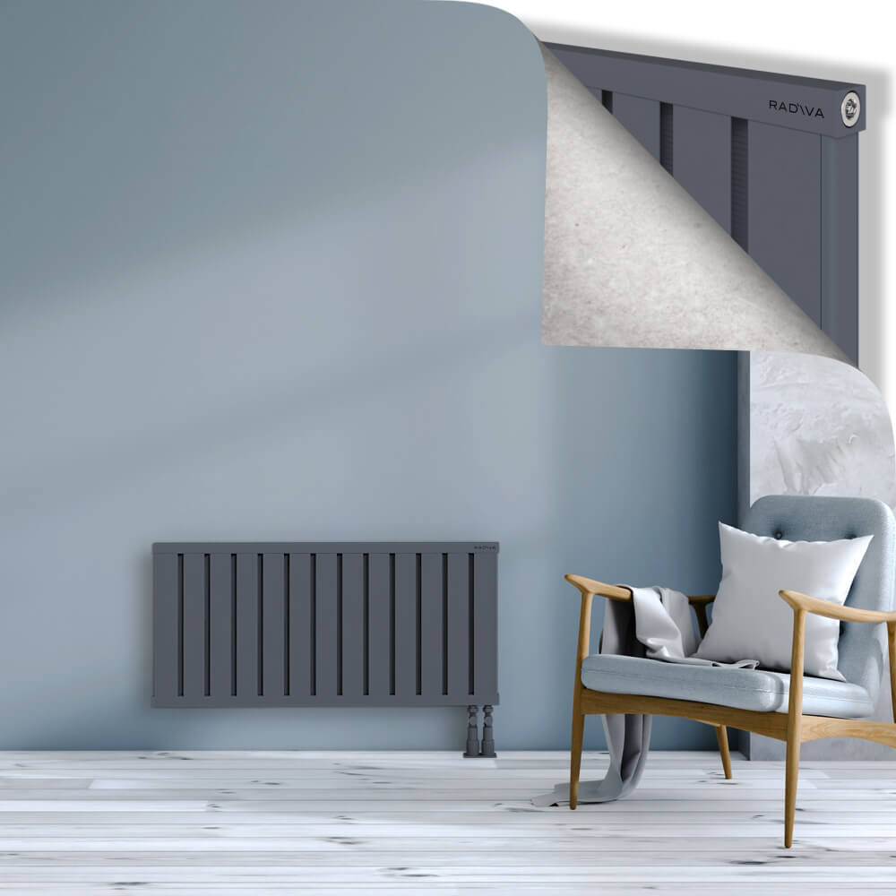 Obi Dekoratif Alüminyum Radyatör 500x1044 Antrasit - 3