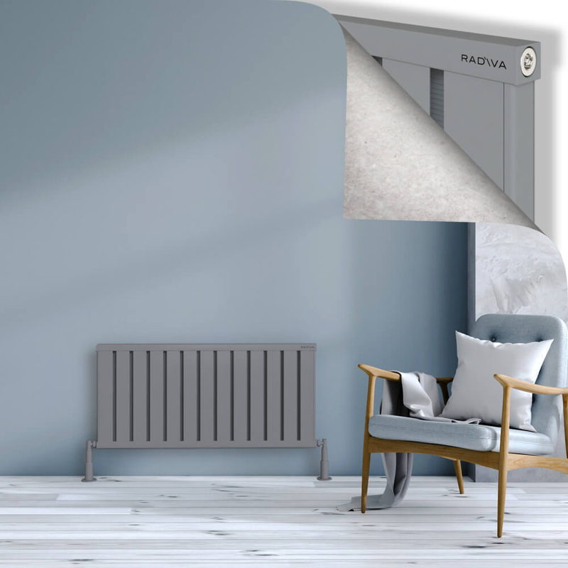 Obi Dekoratif Alüminyum Radyatör 500x1044 Gri 