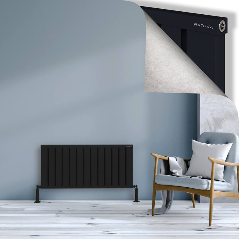 Obi Dekoratif Alüminyum Radyatör 500x1044 Siyah