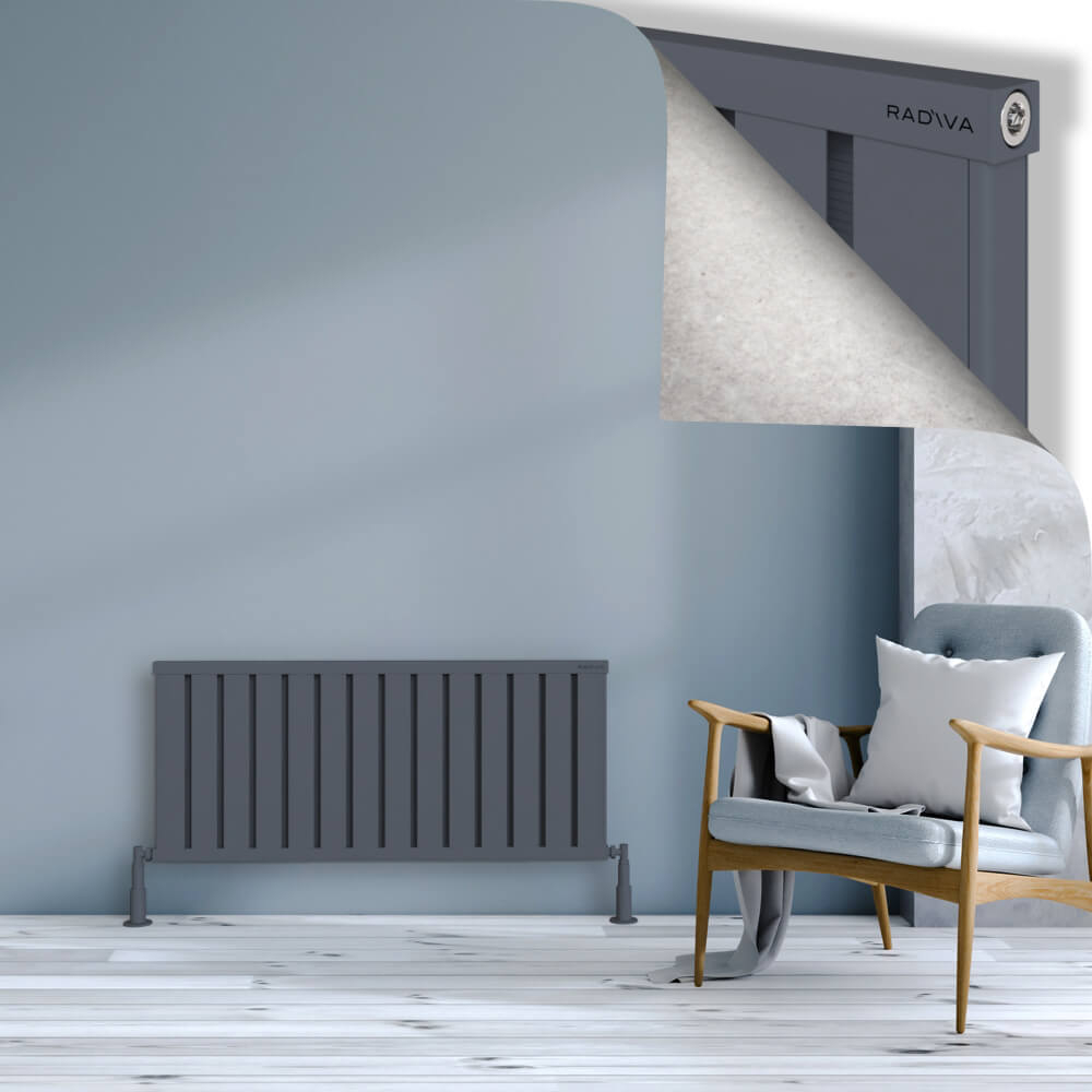 Obi Dekoratif Alüminyum Radyatör 500x1124 Antrasit - 1