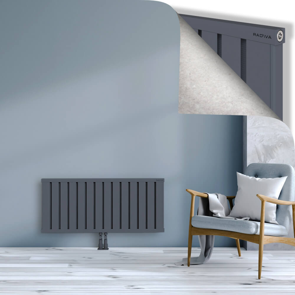 Obi Dekoratif Alüminyum Radyatör 500x1124 Antrasit - 2