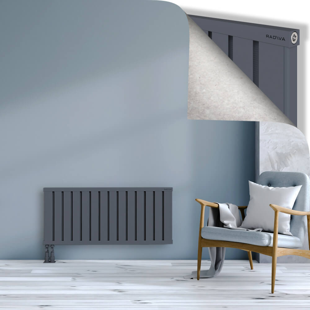 Obi Dekoratif Alüminyum Radyatör 500x1124 Antrasit - 4