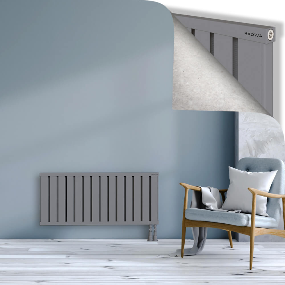 Obi Dekoratif Alüminyum Radyatör 500x1124 Gri - 3