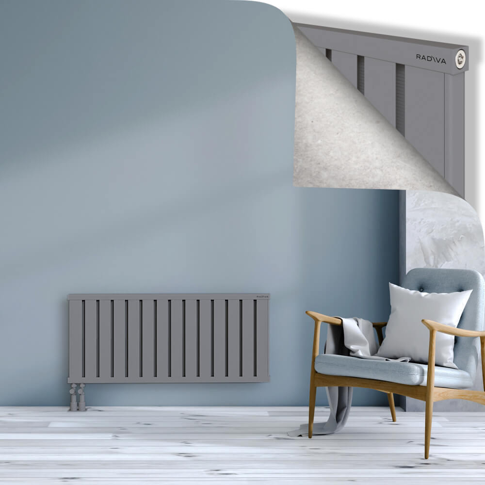 Obi Dekoratif Alüminyum Radyatör 500x1124 Gri - 4