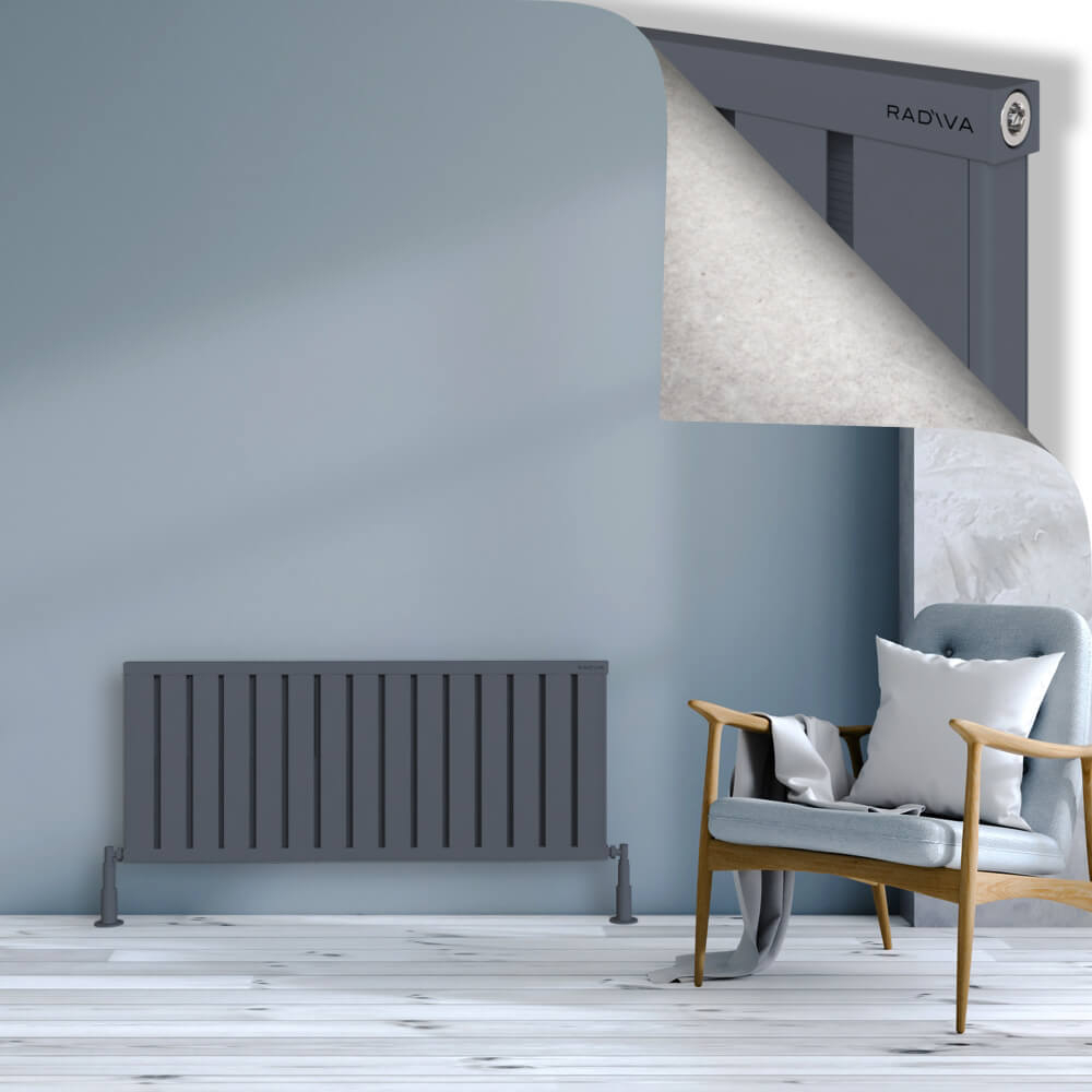 Obi Dekoratif Alüminyum Radyatör 500x1204 Antrasit - 1