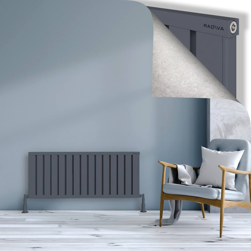 Obi Dekoratif Alüminyum Radyatör 500x1204 Antrasit 