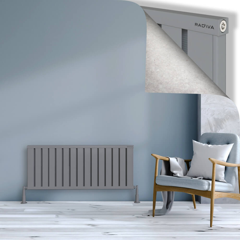 Obi Dekoratif Alüminyum Radyatör 500x1204 Gri 