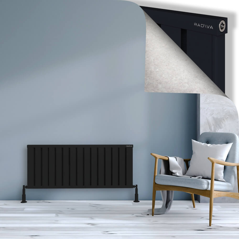 Obi Dekoratif Alüminyum Radyatör 500x1204 Siyah - 1
