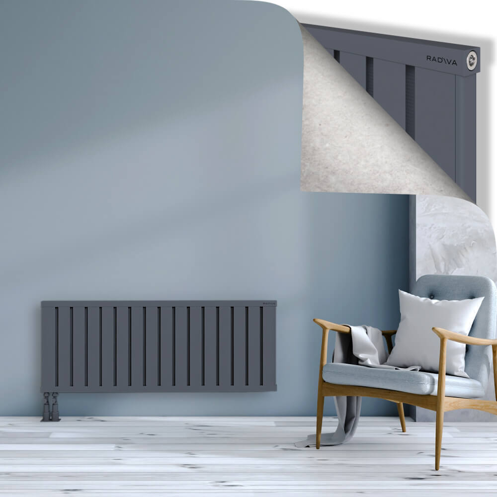 Obi Dekoratif Alüminyum Radyatör 500x1284 Antrasit - 4