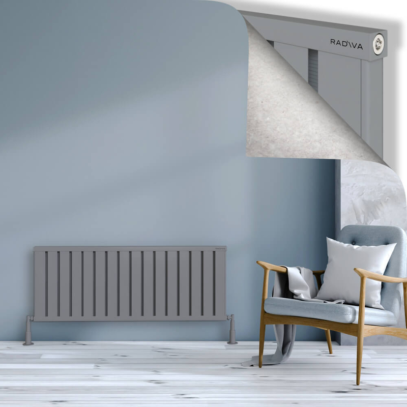 Obi Dekoratif Alüminyum Radyatör 500x1284 Gri