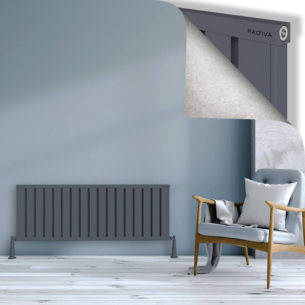 Obi Dekoratif Alüminyum Radyatör 500x1364 Antrasit - 1