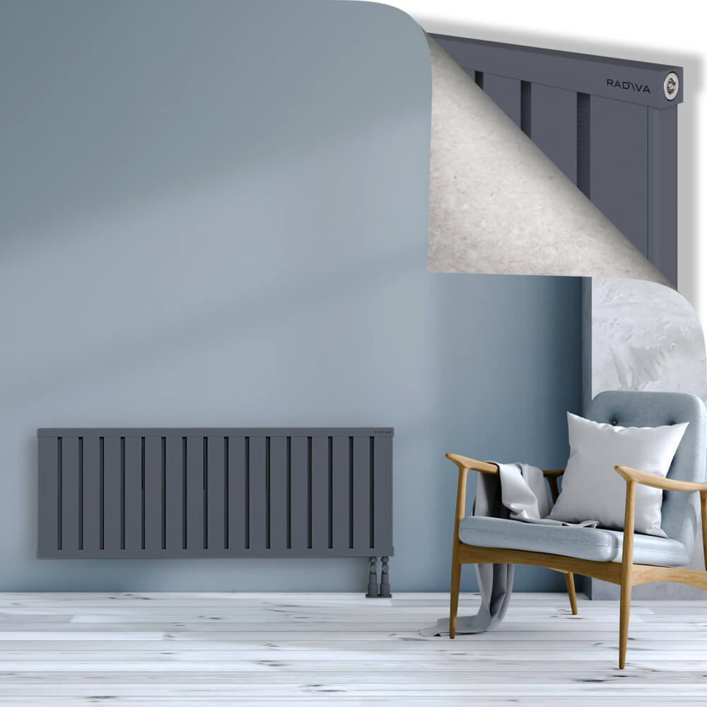 Obi Dekoratif Alüminyum Radyatör 500x1364 Antrasit - 3