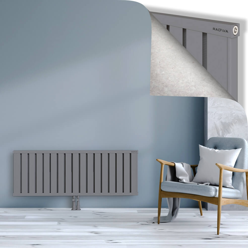 Obi Dekoratif Alüminyum Radyatör 500x1364 Gri - 2