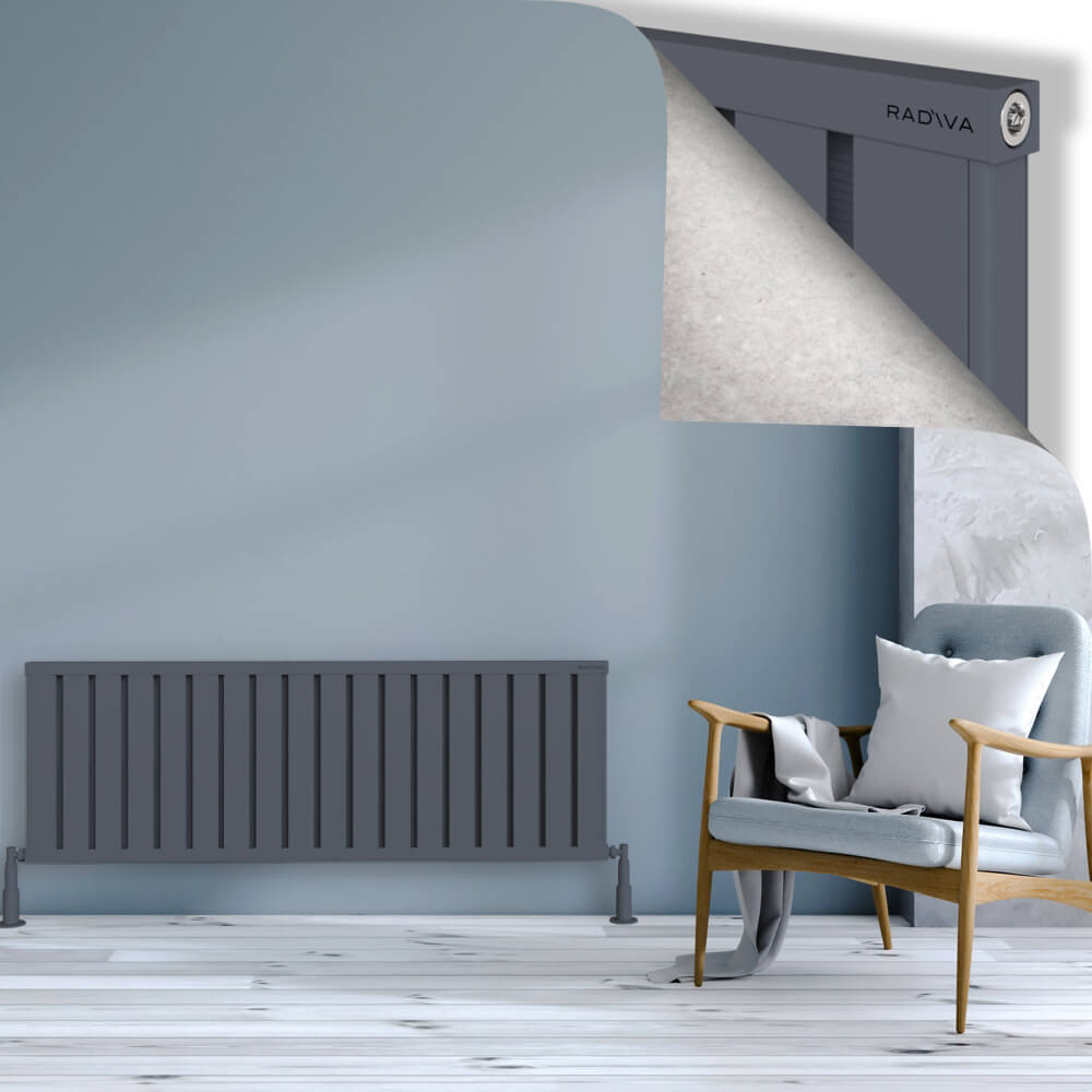 Obi Dekoratif Alüminyum Radyatör 500x1444 Antrasit - 1