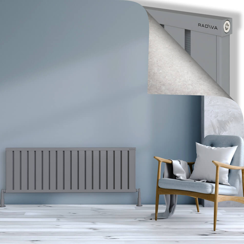 Obi Dekoratif Alüminyum Radyatör 500x1444 Gri