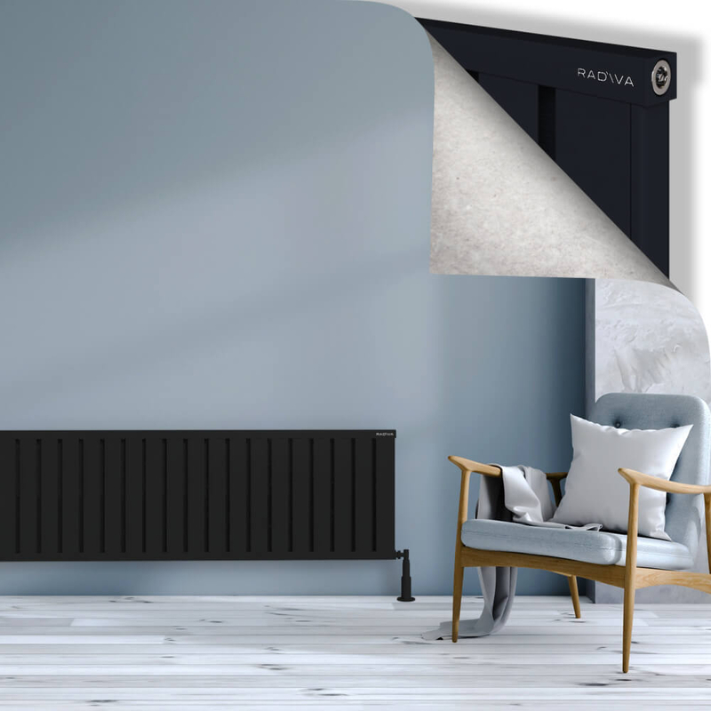 Obi Dekoratif Alüminyum Radyatör 500x1604 Siyah 