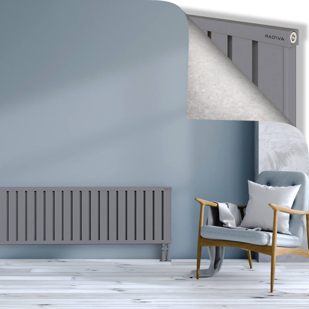Obi Dekoratif Alüminyum Radyatör 500x1684 Gri - 3