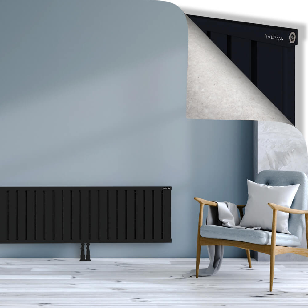 Obi Dekoratif Alüminyum Radyatör 500x2084 Siyah - 2