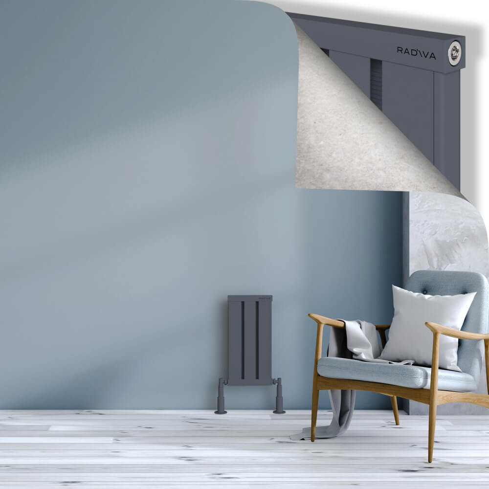 Obi Dekoratif Alüminyum Radyatör 500x244 Antrasit - 1