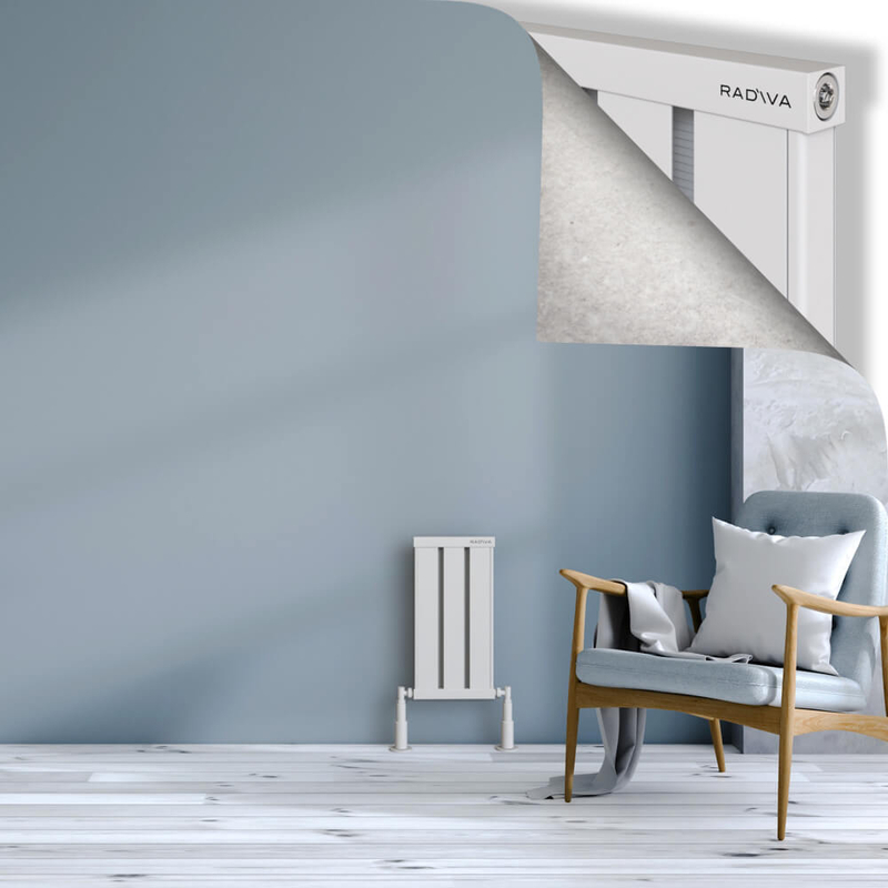Obi Dekoratif Alüminyum Radyatör 500x244 Beyaz