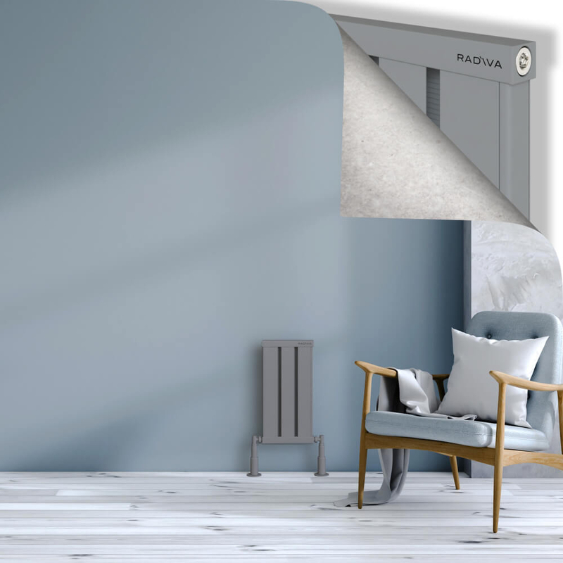Obi Dekoratif Alüminyum Radyatör 500x244 Gri 
