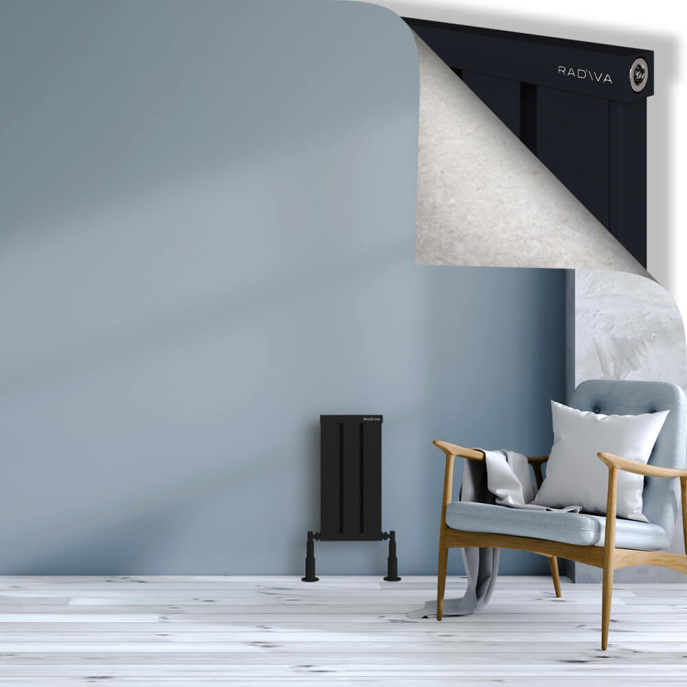 Obi Dekoratif Alüminyum Radyatör 500x244 Siyah - 1