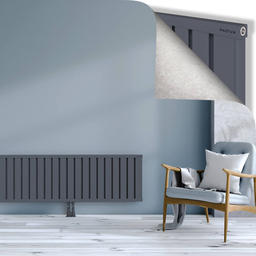 Obi Dekoratif Alüminyum Radyatör 500x2484 Antrasit - 2