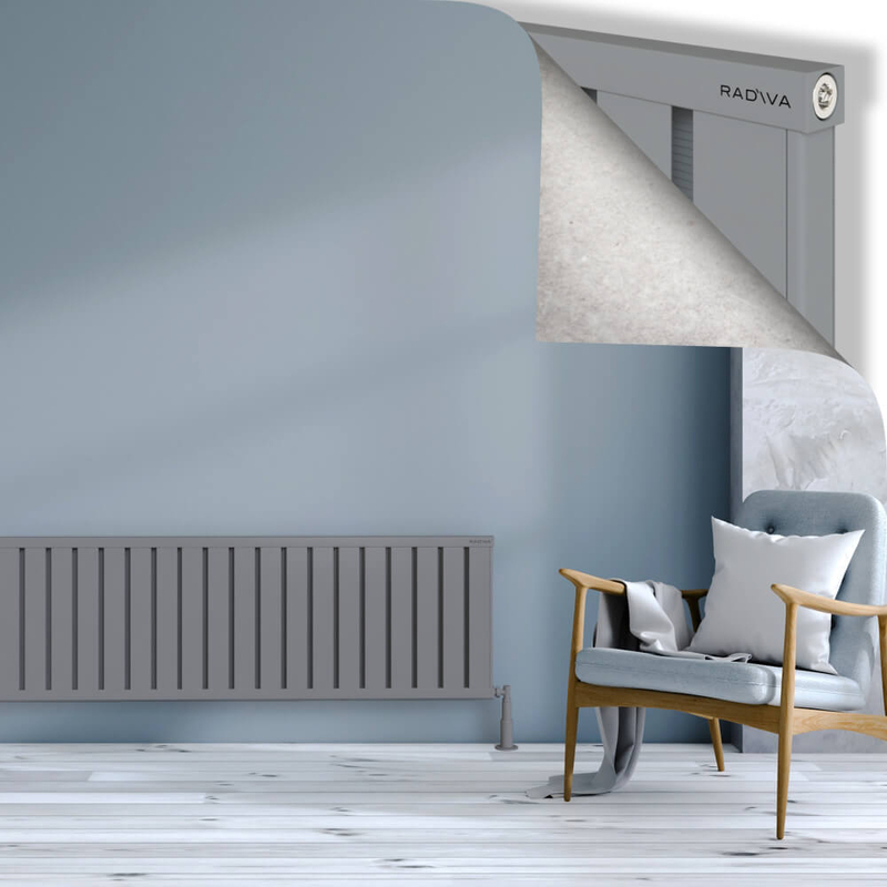 Obi Dekoratif Alüminyum Radyatör 500x2724 Gri 